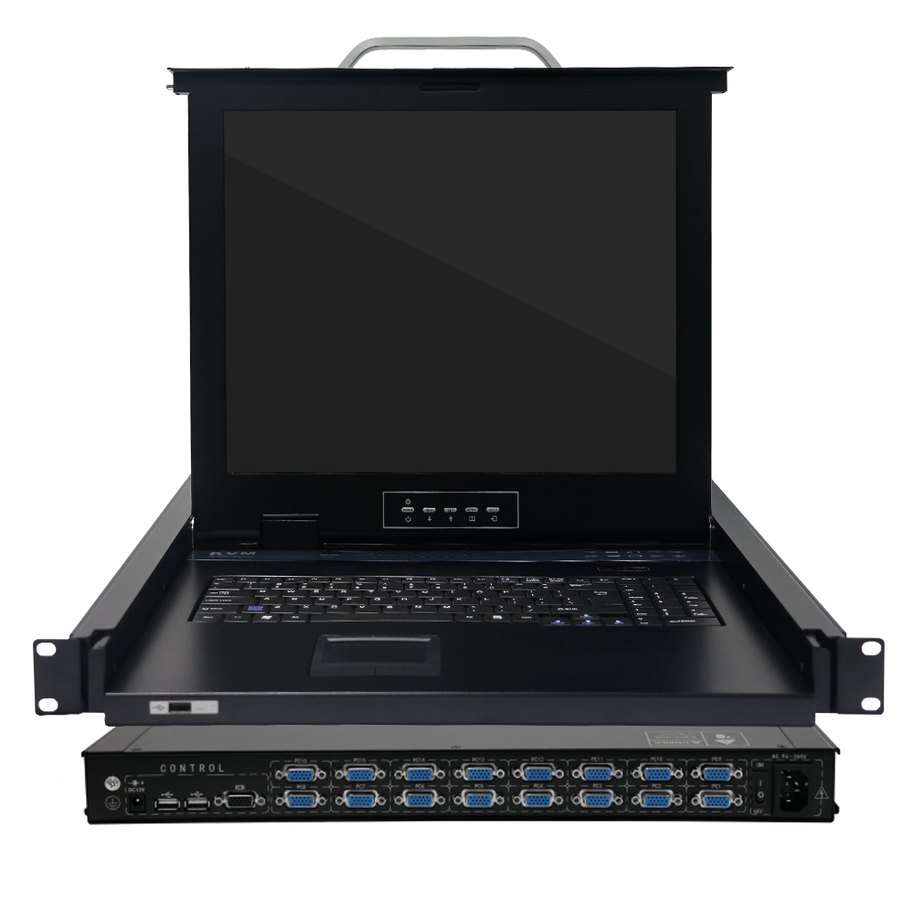 17寸8口VGA LED KVM切换器