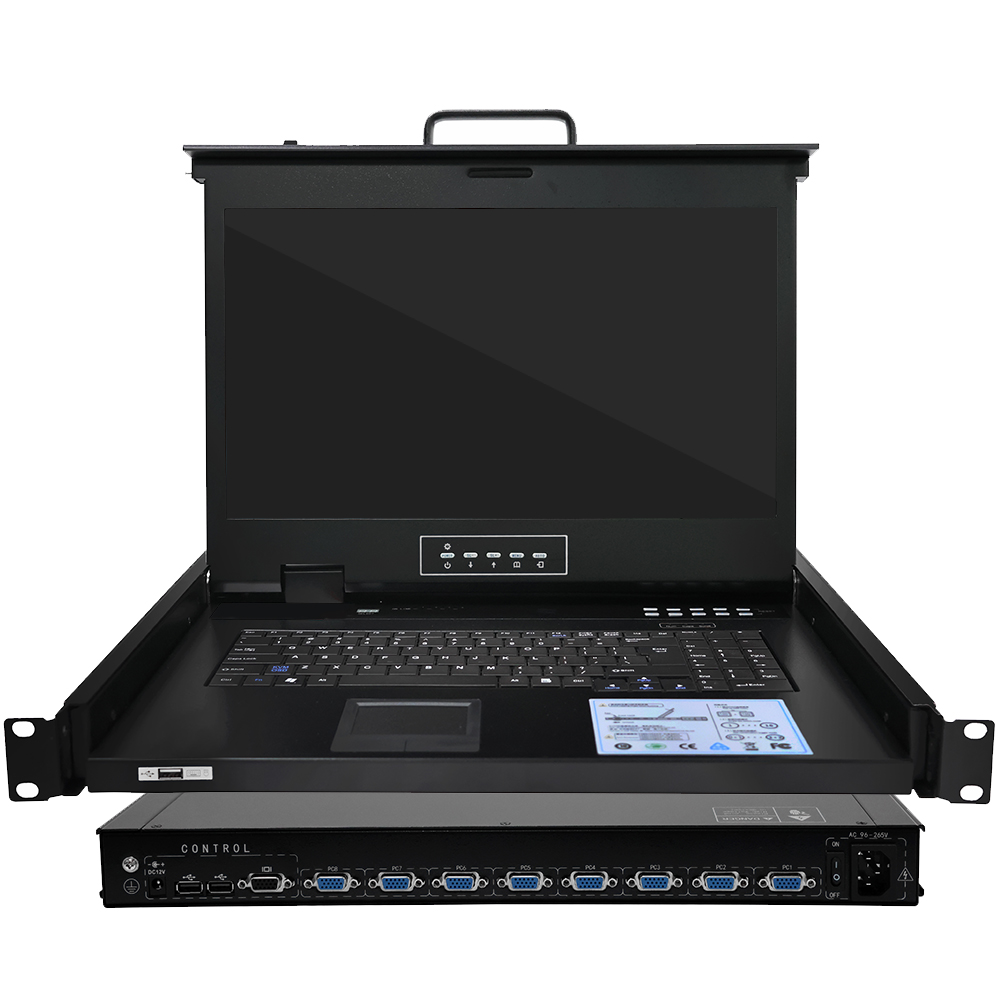 17.3寸8口VGA LED KVM切换器
