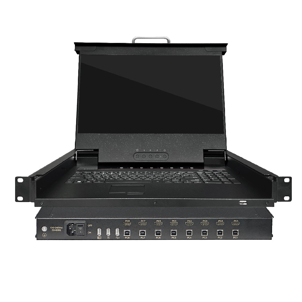 17.3寸8口HDMI LED KVM切换器 2K