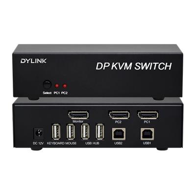 Displayport KVM 2口切换器