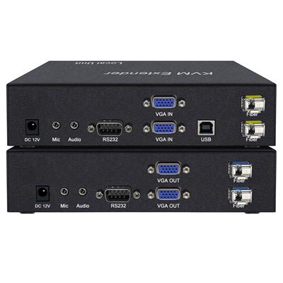 双路VGA KVM4K光纤延长器