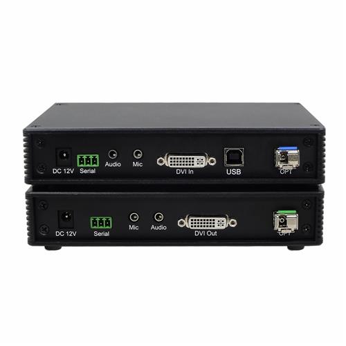 DVI KVM 高清视频光纤延长器